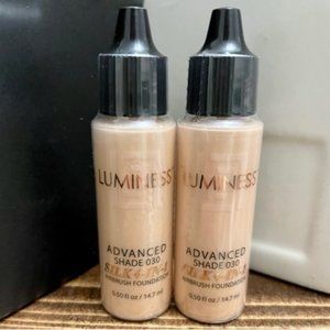 Luminess Advanced Shade 030 Silk 4-in-1 Airbrush Foundation (lot of 2)